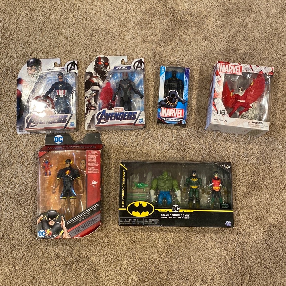 New! Marvel and DC Action Figures